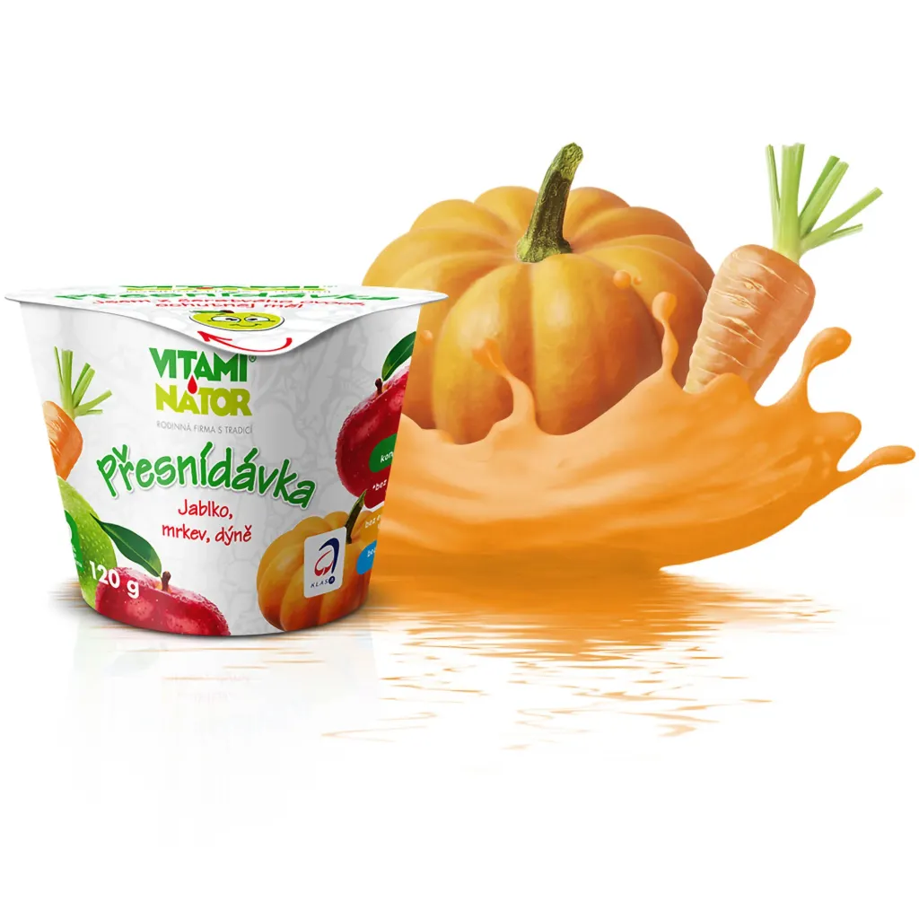 [122] 120g PŘESNÍDÁVKA jablko, mrkev, dýně