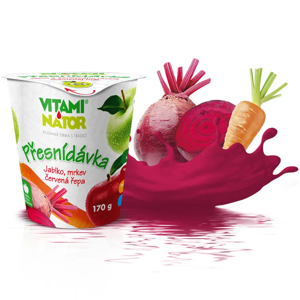 [182] 170g PŘESNÍDÁVKA jablko, řepa, mrkev