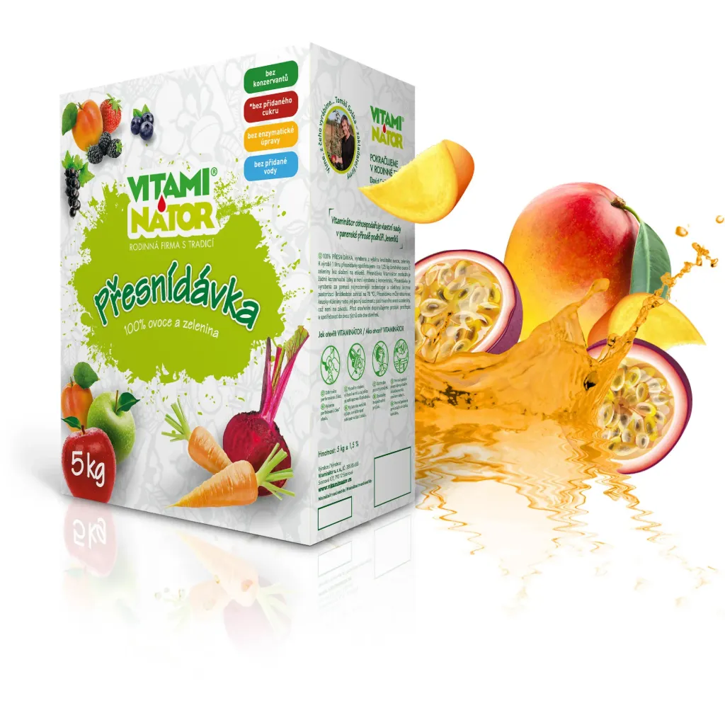 5l PŘESNÍDÁVKA jablko, mango, maracuja