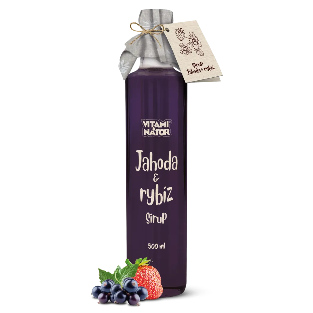 [401] Sirup VTM JAHODA-RYBÍZ 500ml