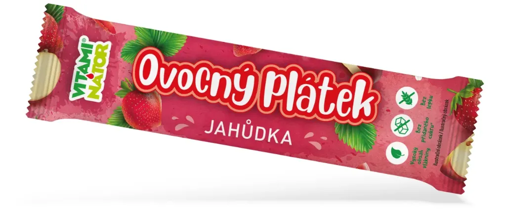 Ovocný plátek - jahůdka 20g